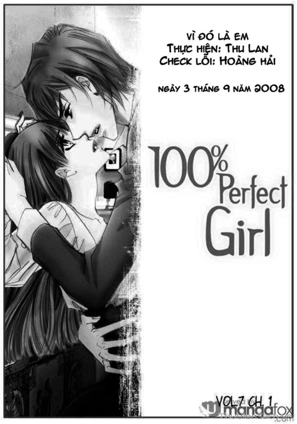 Truyện Tranh Cô Gái Hoàn Hảo - 100% Perfect Girl trang 4