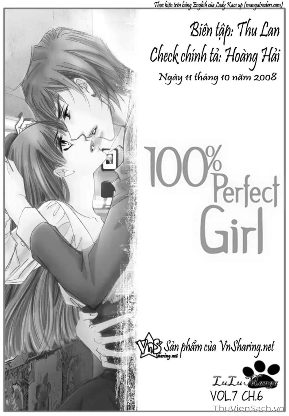 Truyện Tranh Cô Gái Hoàn Hảo - 100% Perfect Girl trang 4