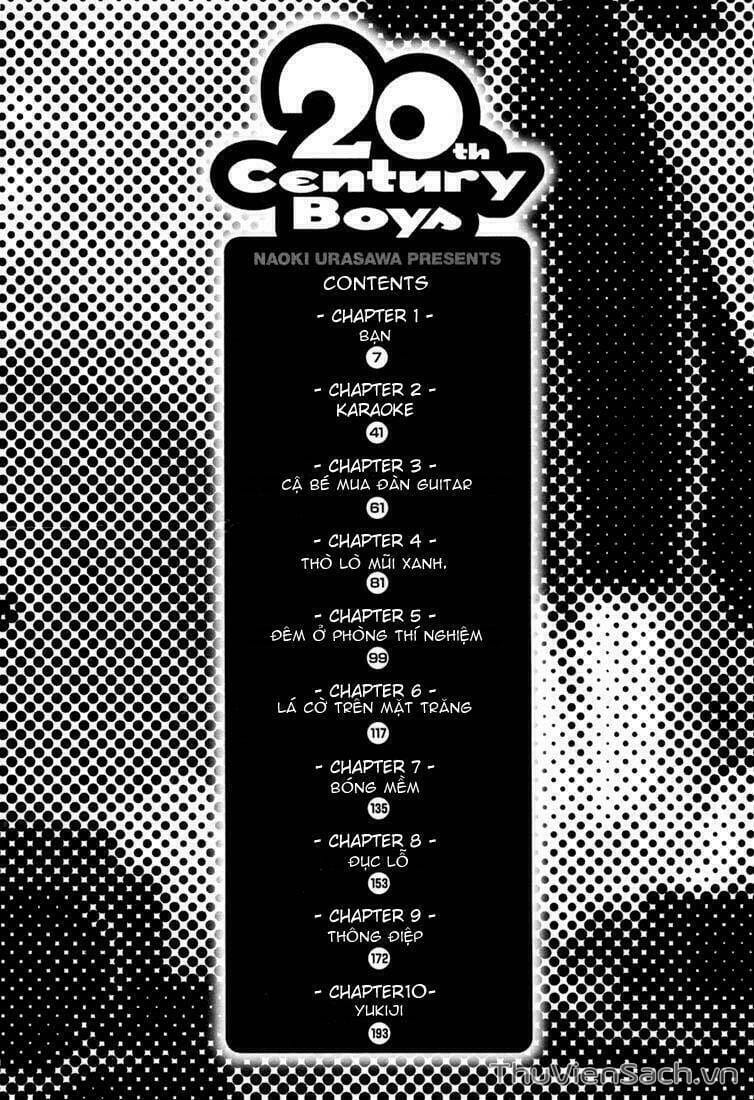 Truyện Tranh Những Chàng Trai Thế Kỉ 20 trang 2