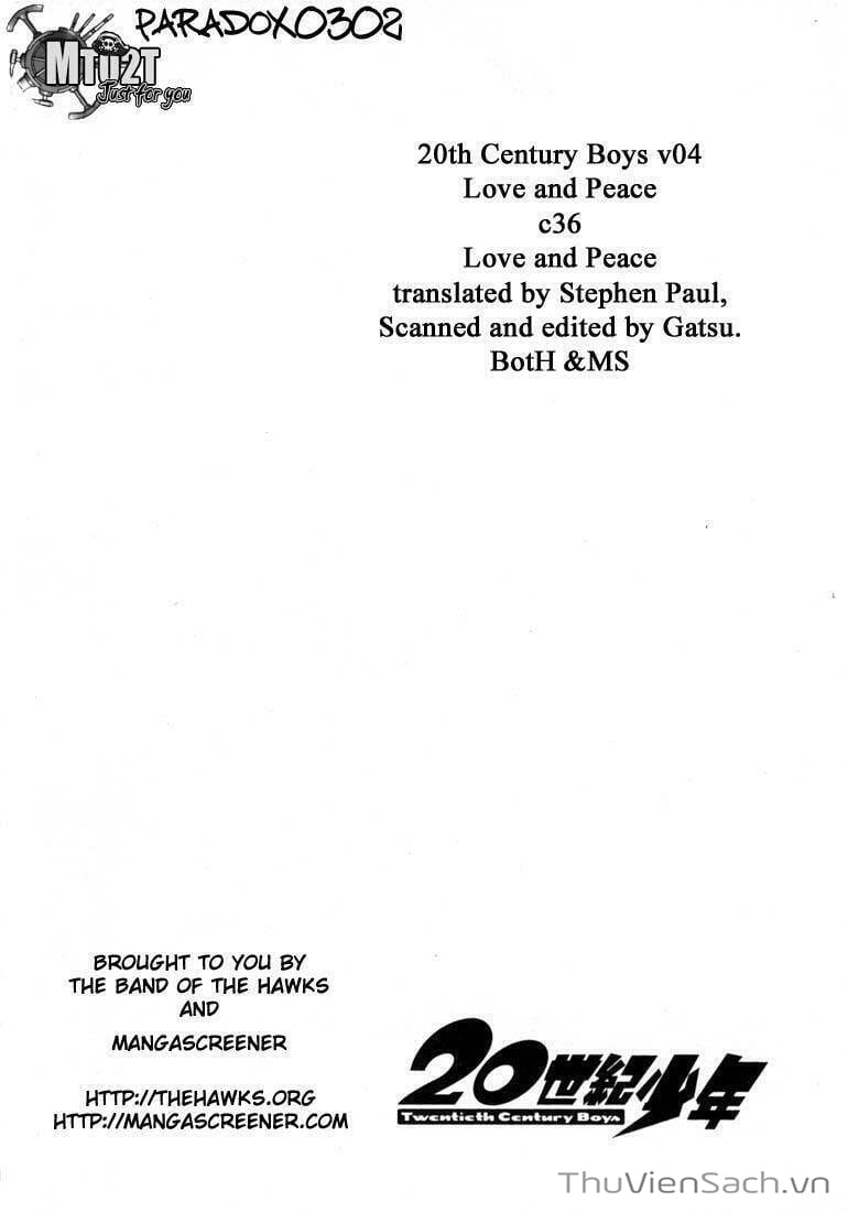 Truyện Tranh Những Chàng Trai Thế Kỉ 20 trang 2