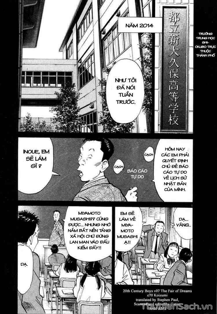Truyện Tranh Những Chàng Trai Thế Kỉ 20 trang 2