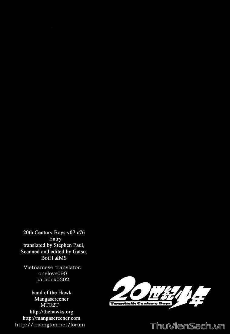 Truyện Tranh Những Chàng Trai Thế Kỉ 20 trang 2