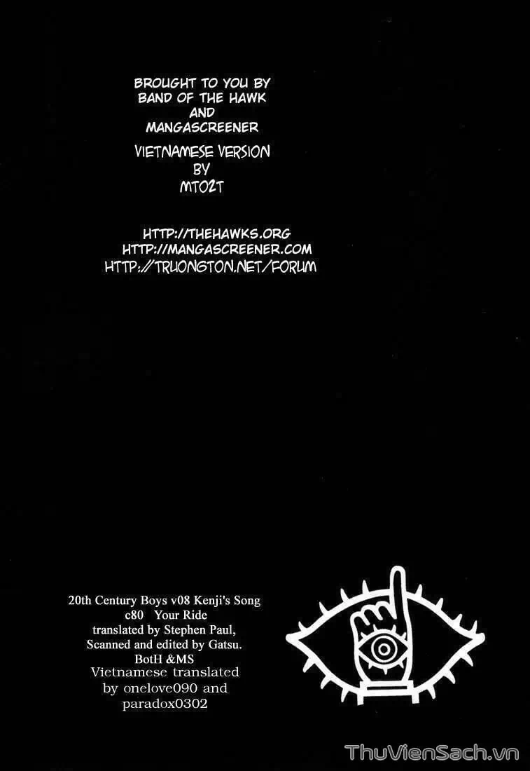 Truyện Tranh Những Chàng Trai Thế Kỉ 20 - 20Th Century Boys trang 2