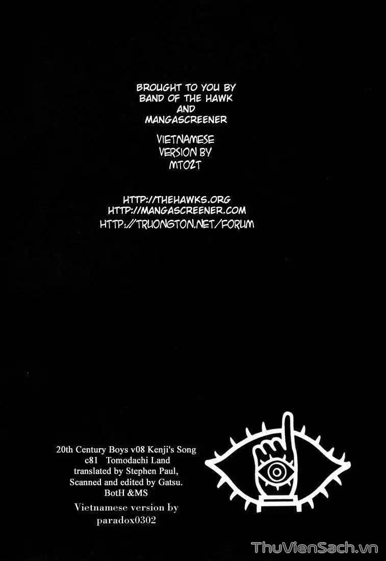 Truyện Tranh Những Chàng Trai Thế Kỉ 20 - 20Th Century Boys trang 2