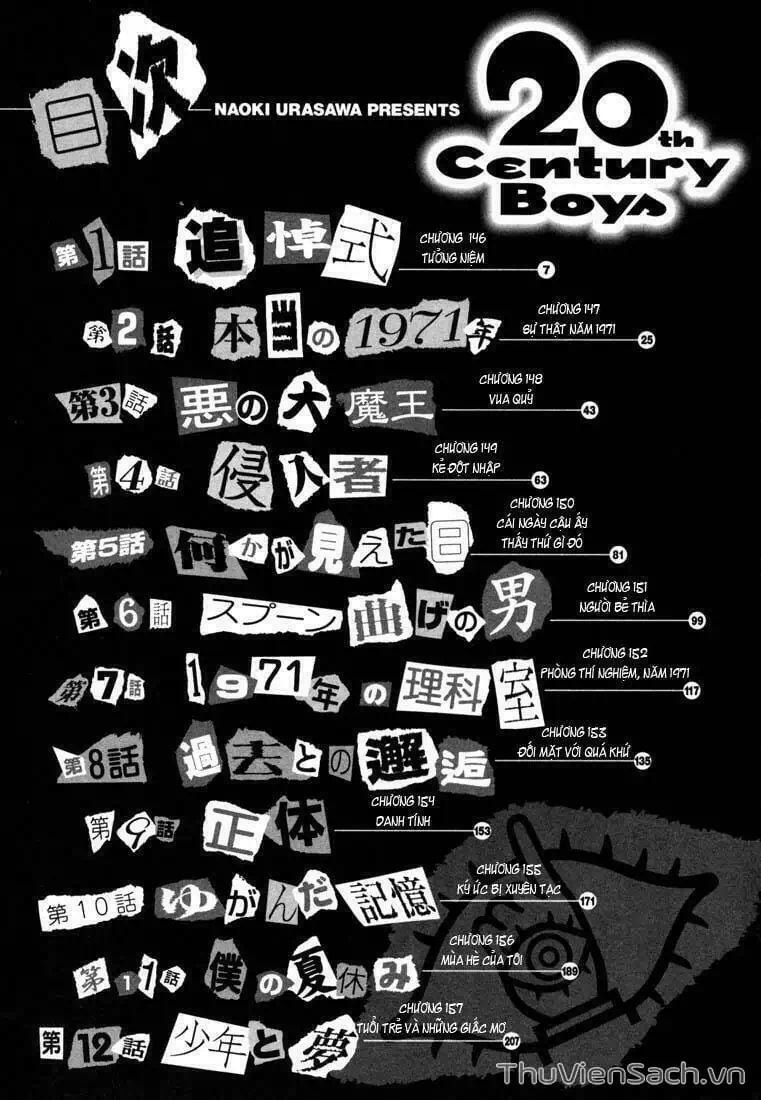 Truyện Tranh Những Chàng Trai Thế Kỉ 20 - 20Th Century Boys trang 2