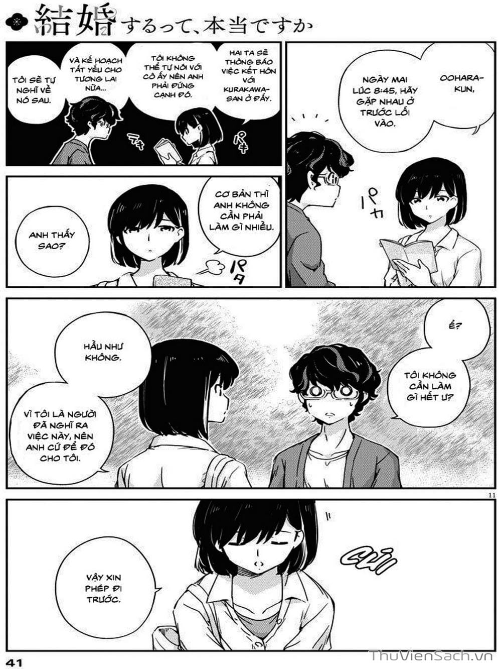 Truyện Tranh Chúng Ta Sẽ Kết Hôn Thật Sao? - 365 Days To The Wedding trang 3