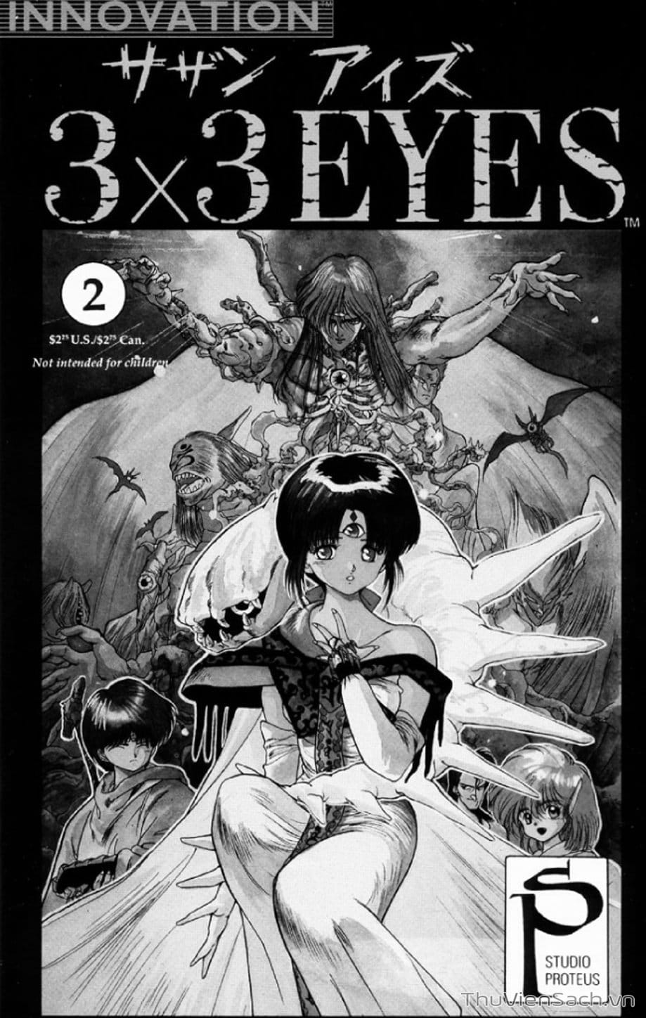 Truyện Tranh Cô Bé Ba Mắt - 3X3 Eyes trang 6