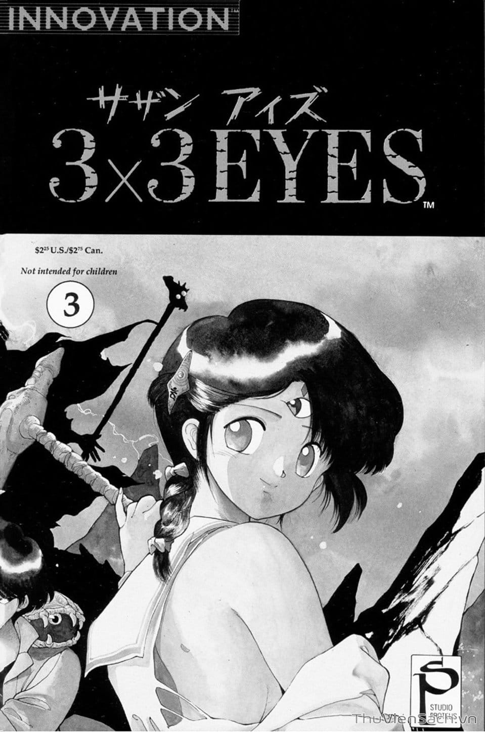 Truyện Tranh Cô Bé Ba Mắt - 3X3 Eyes trang 6