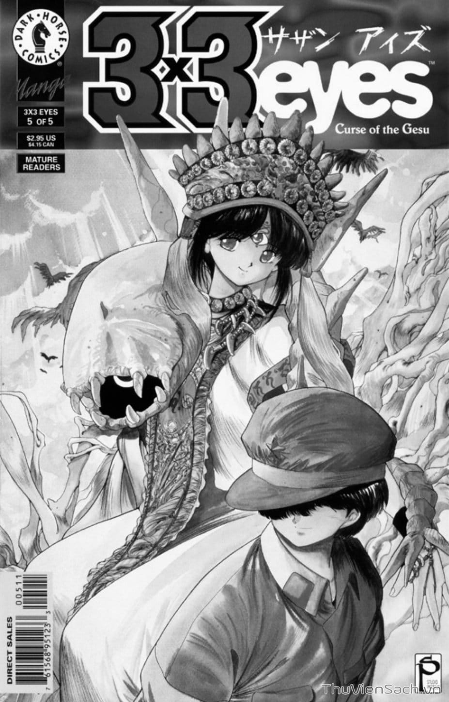 Truyện Tranh Cô Bé Ba Mắt - 3X3 Eyes trang 6