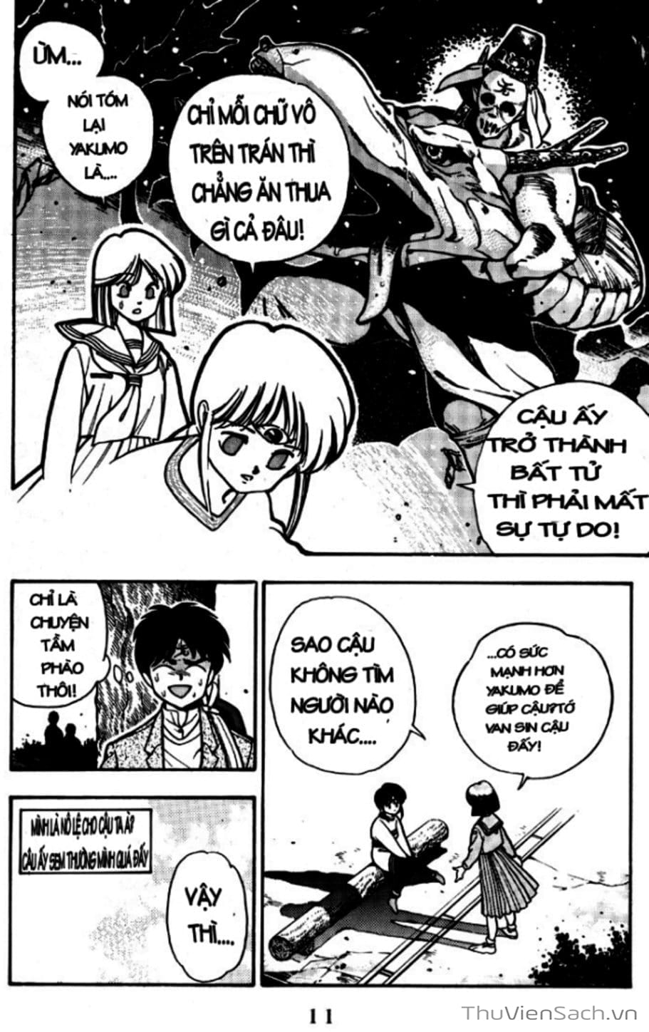 Truyện Tranh Cô Bé Ba Mắt - 3X3 Eyes trang 6