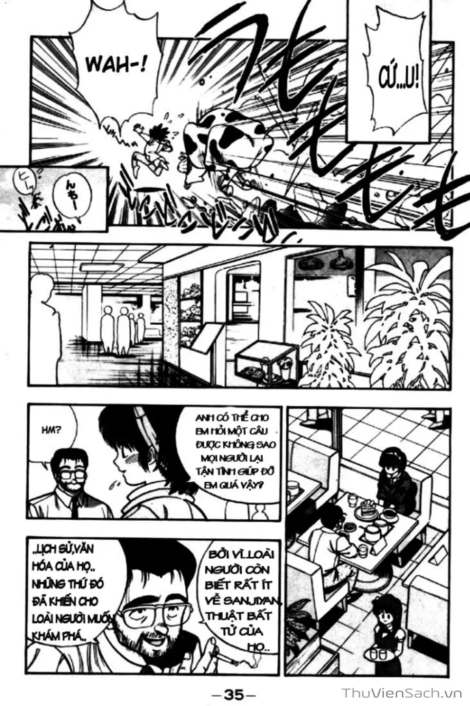 Truyện Tranh Cô Bé Ba Mắt - 3X3 Eyes trang 6