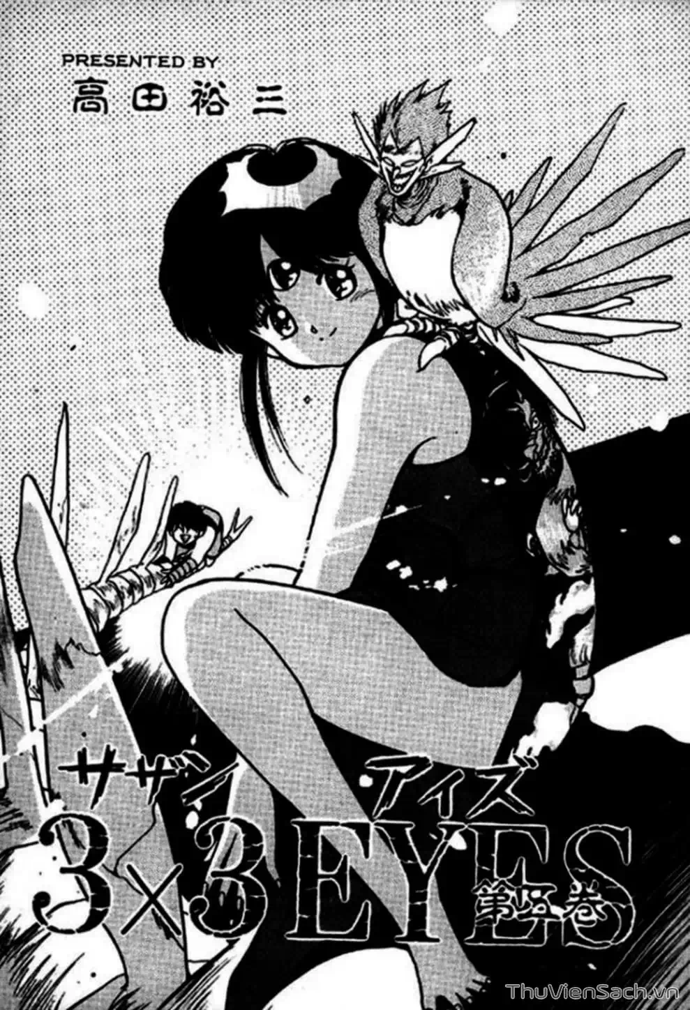 Truyện Tranh Cô Bé Ba Mắt - 3X3 Eyes trang 6