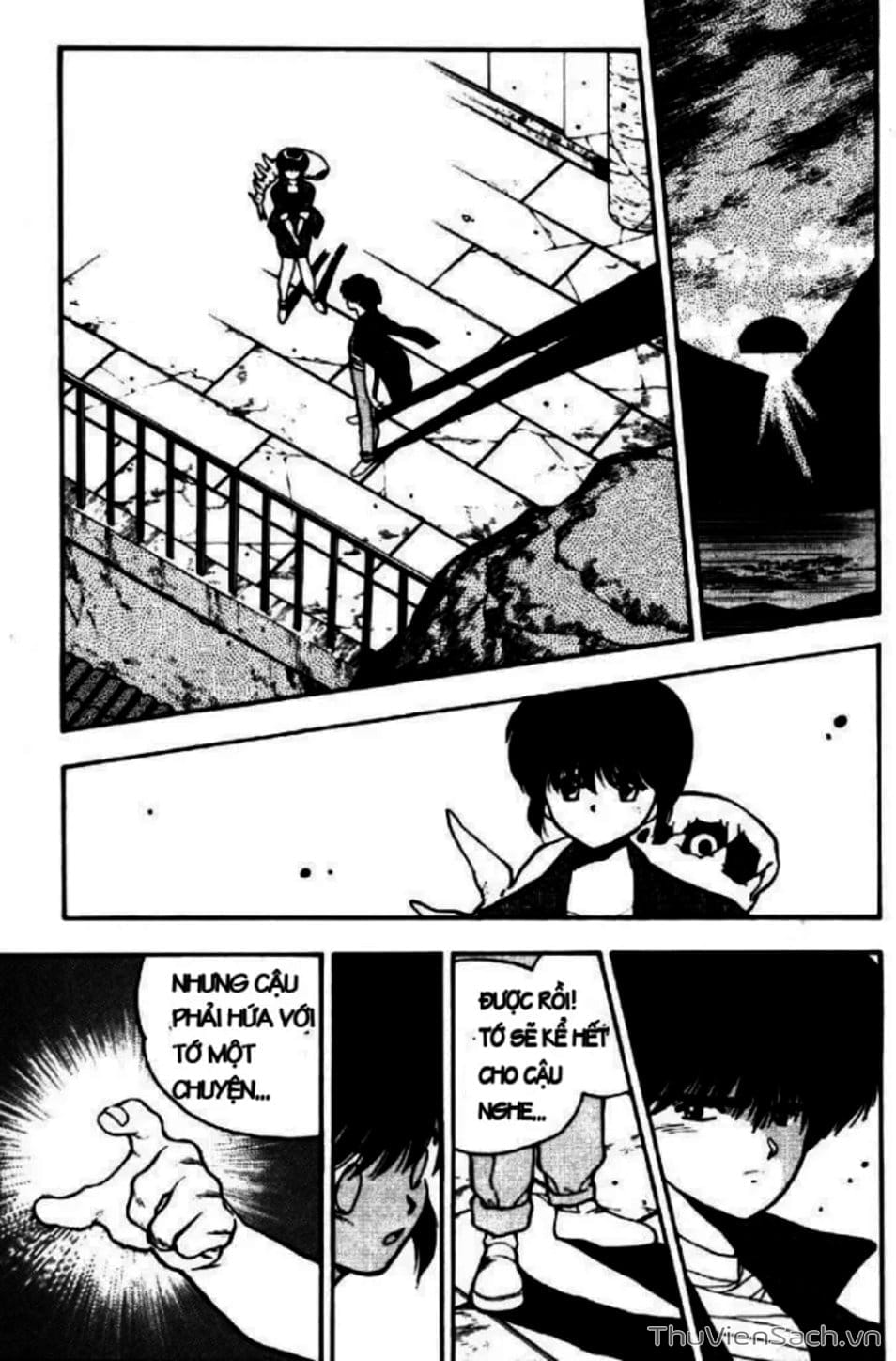 Truyện Tranh Cô Bé Ba Mắt - 3X3 Eyes trang 6