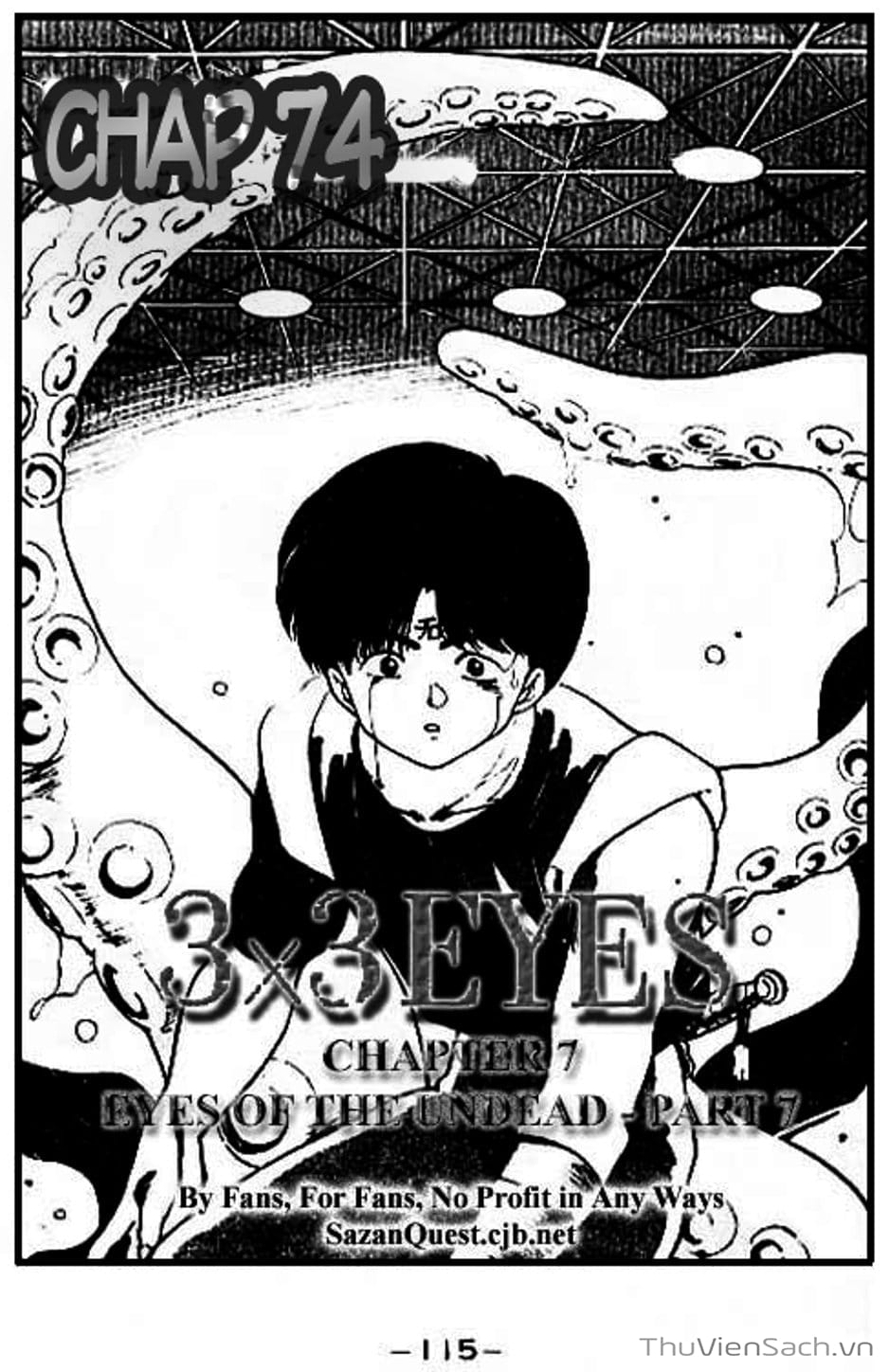 Truyện Tranh Cô Bé Ba Mắt - 3X3 Eyes trang 6