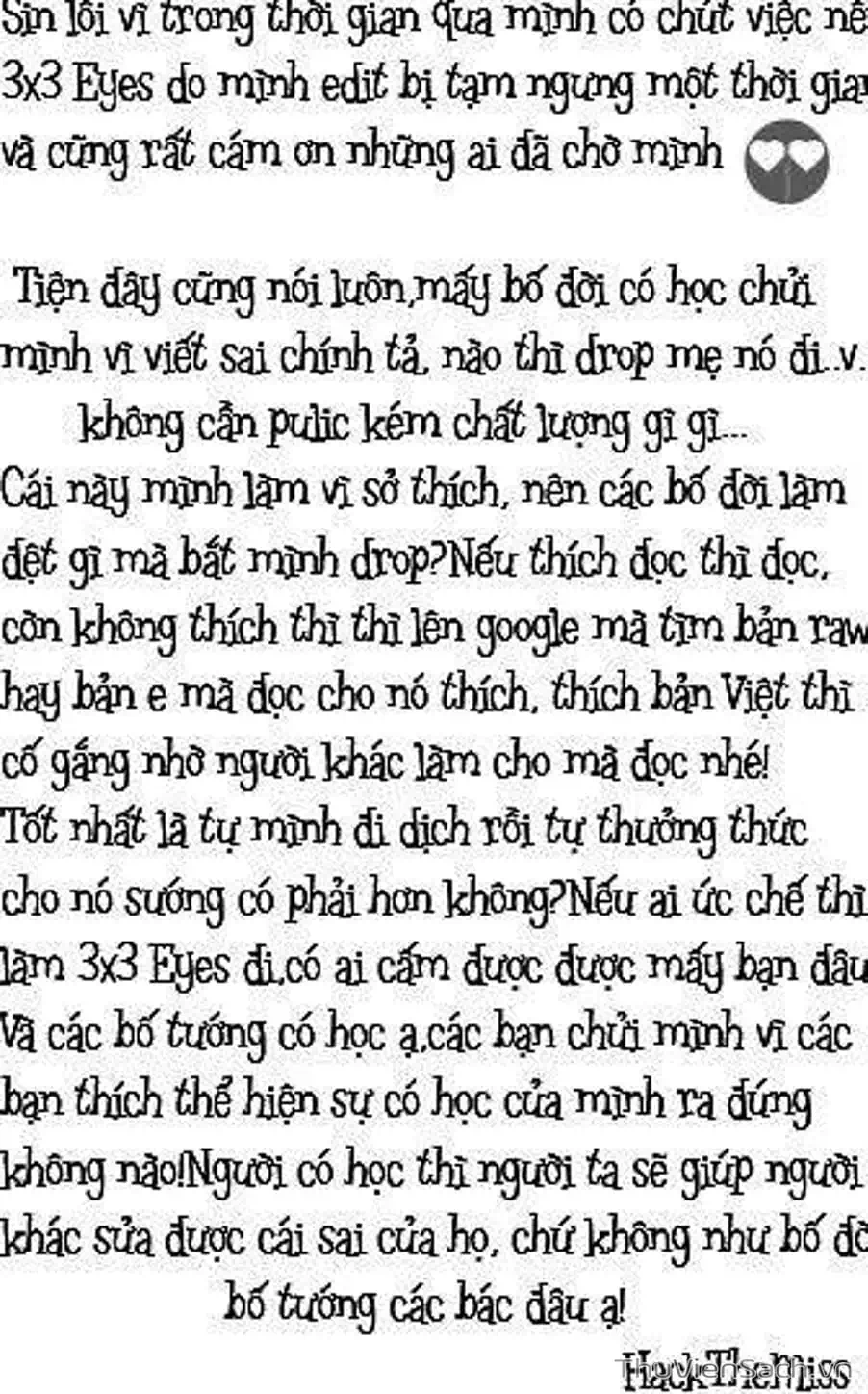 Truyện Tranh Cô Bé Ba Mắt - 3X3 Eyes trang 6