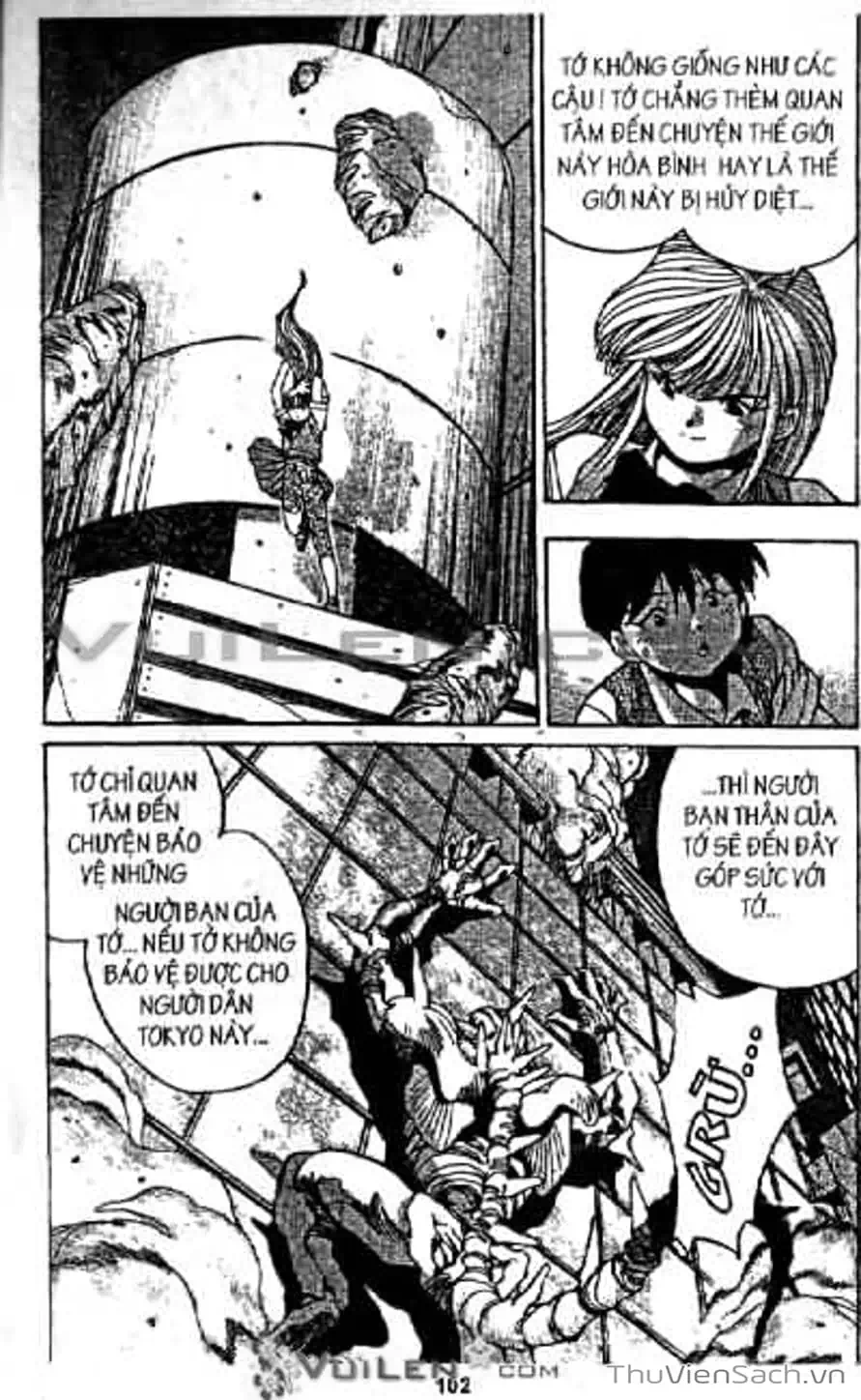 Truyện Tranh Cô Bé Ba Mắt - 3X3 Eyes trang 6