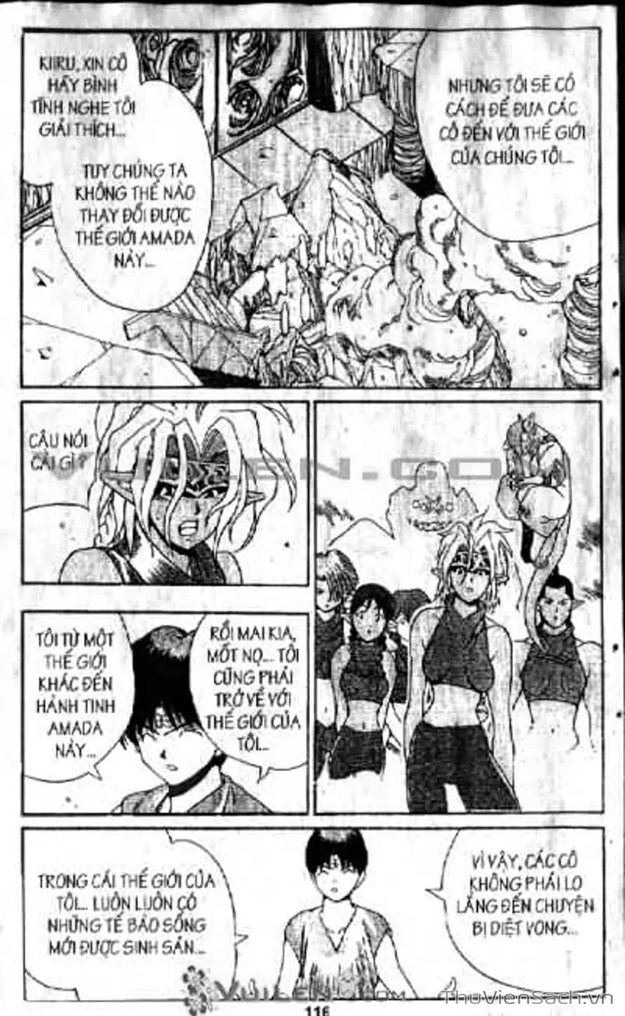 Truyện Tranh Cô Bé Ba Mắt - 3X3 Eyes trang 6