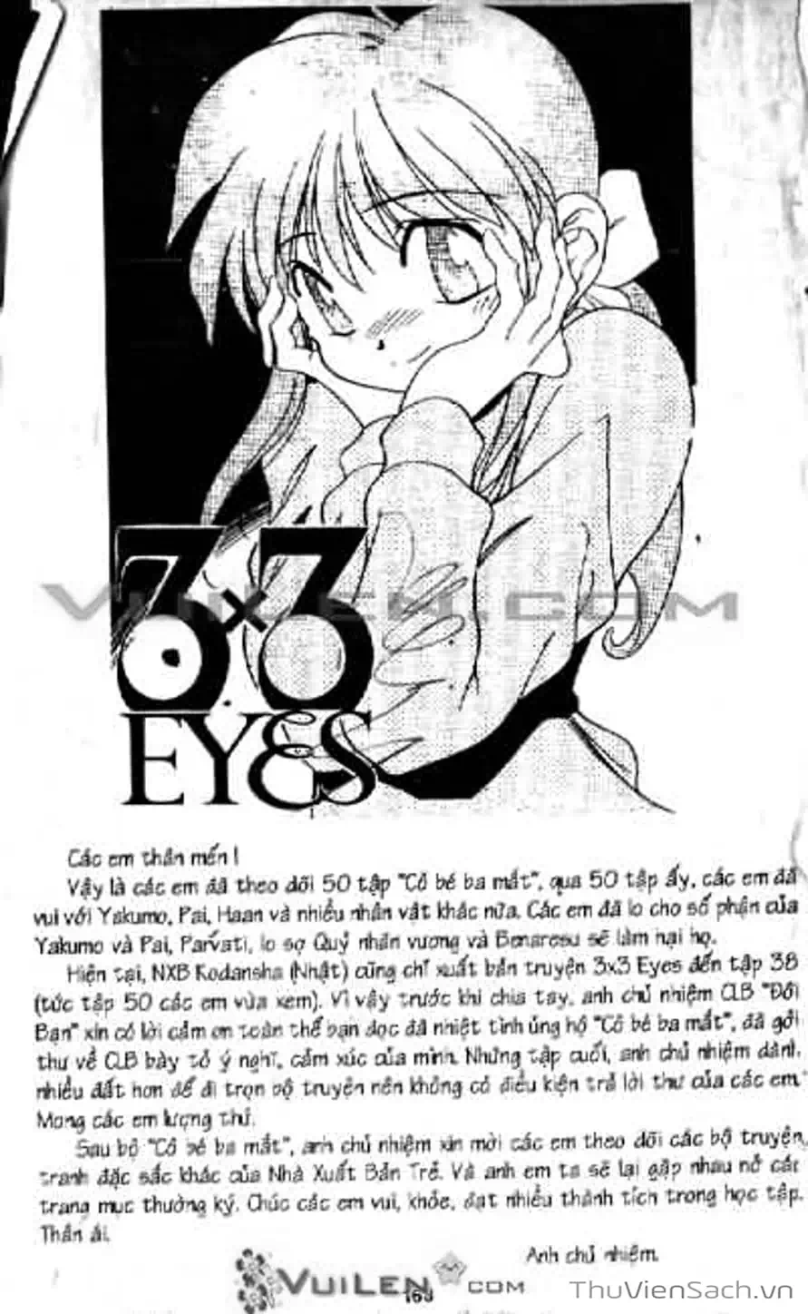 Truyện Tranh Cô Bé Ba Mắt - 3X3 Eyes trang 6