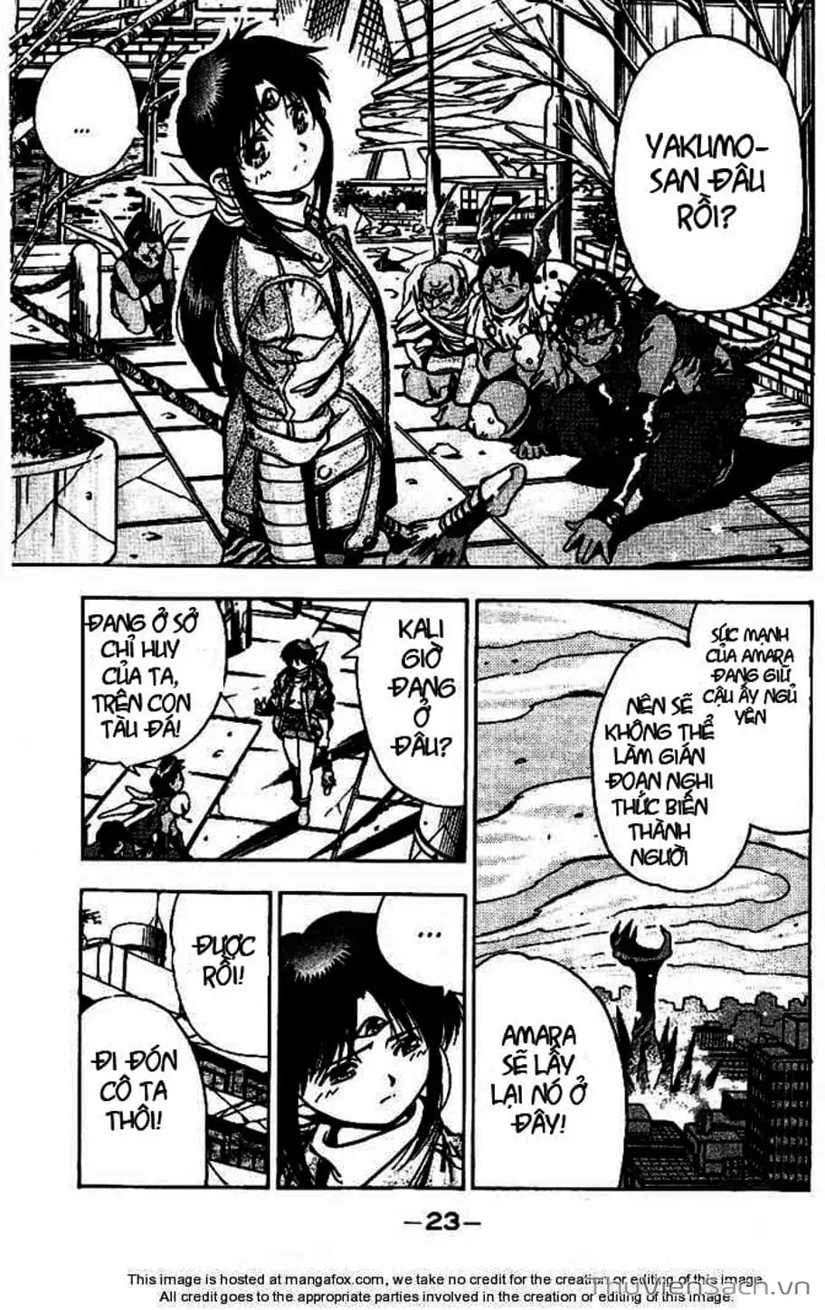 Truyện Tranh Cô Bé Ba Mắt - 3X3 Eyes trang 6