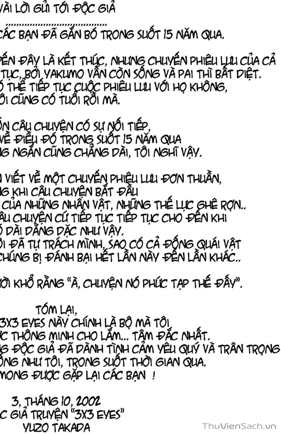 Truyện Tranh Cô Bé Ba Mắt - 3X3 Eyes trang 6