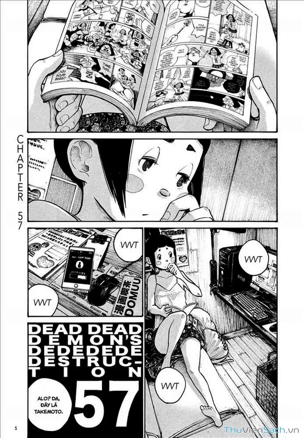 Truyện Tranh Sự Hủy Diệt Của Quỷ Chết - Dead Dead Demon’s Destruction - 4De trang 5