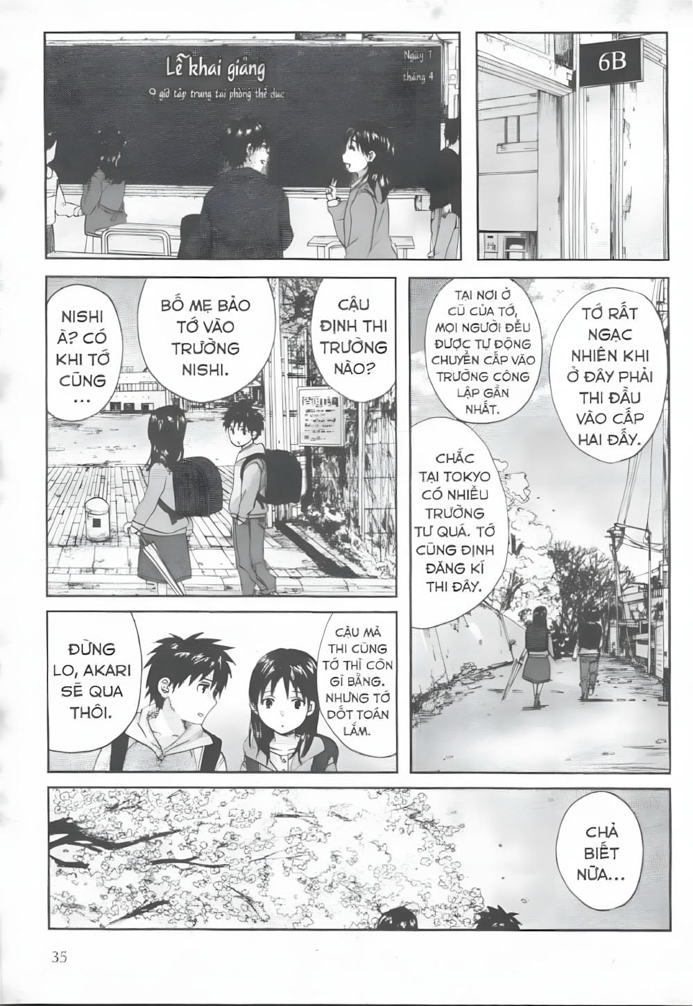 Truyện Tranh 5 Centimet Trên Giây - 5 Centimeters Per Second trang 3