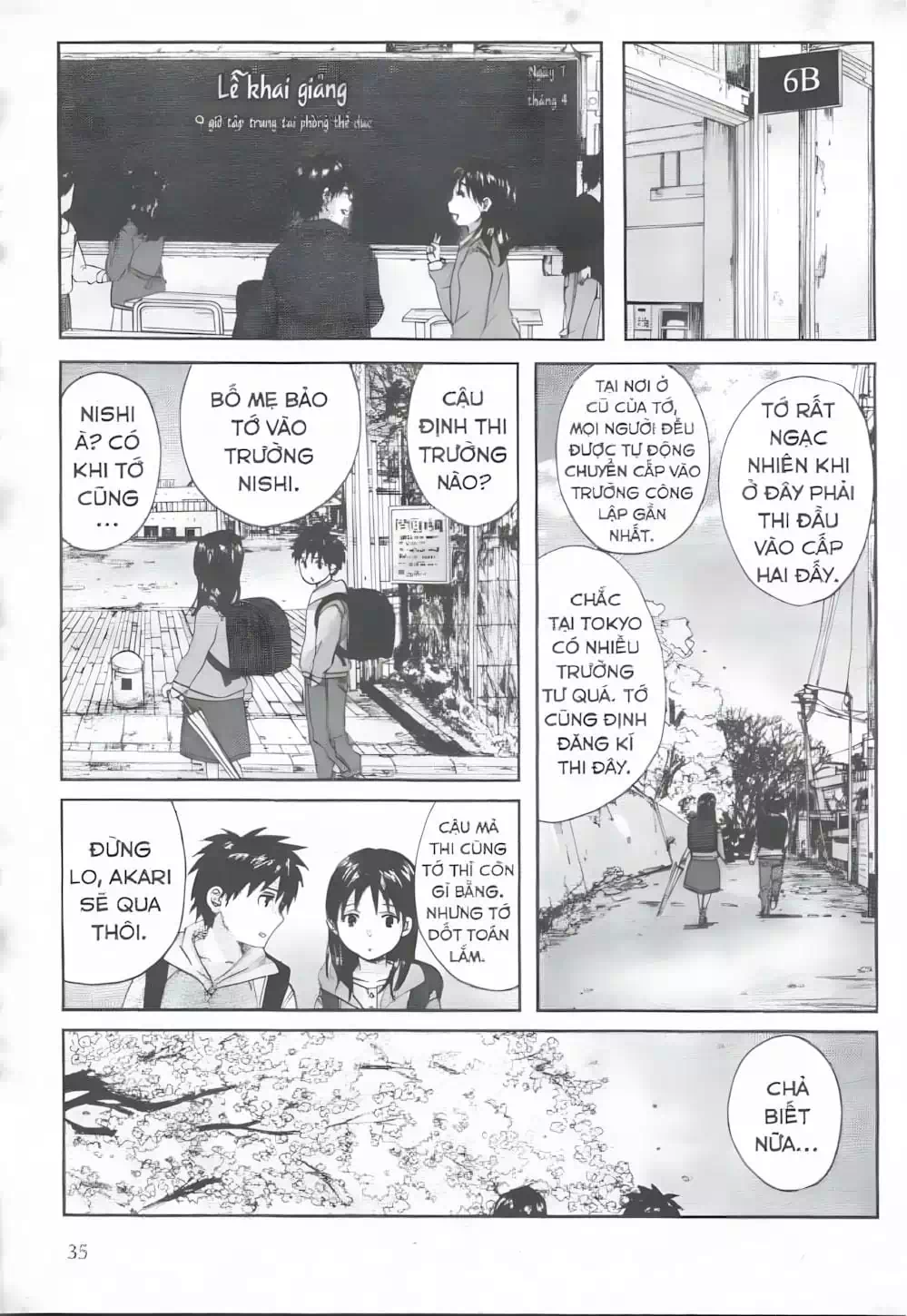 Truyện Tranh 5 Centimet Trên Giây - 5 Centimeters Per Second trang 3