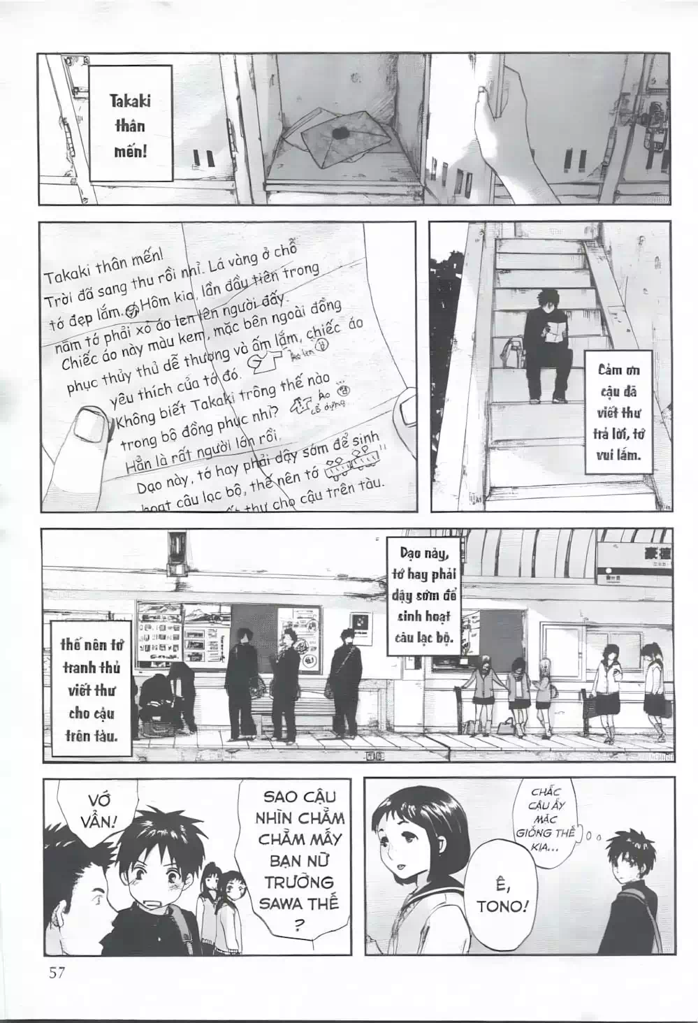 Truyện Tranh 5 Centimet Trên Giây - 5 Centimeters Per Second trang 3