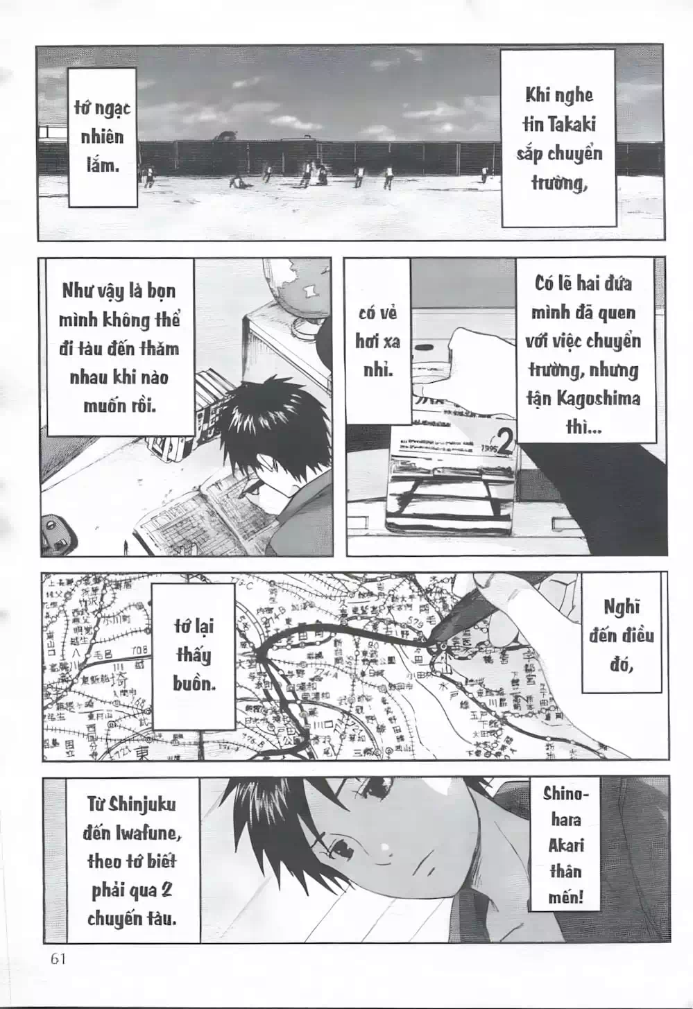 Truyện Tranh 5 Centimet Trên Giây - 5 Centimeters Per Second trang 3