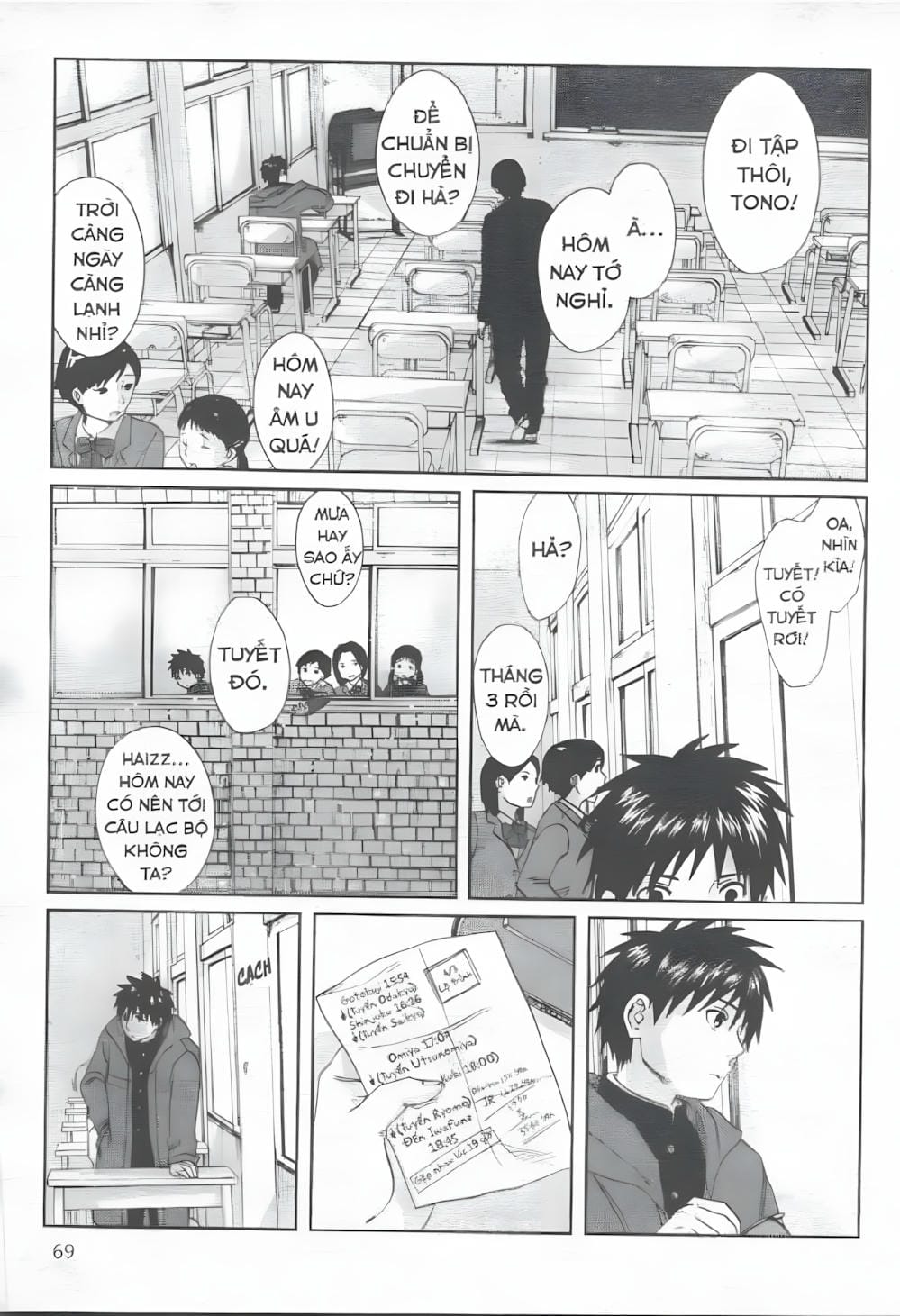 Truyện Tranh 5 Centimet Trên Giây - 5 Centimeters Per Second trang 3