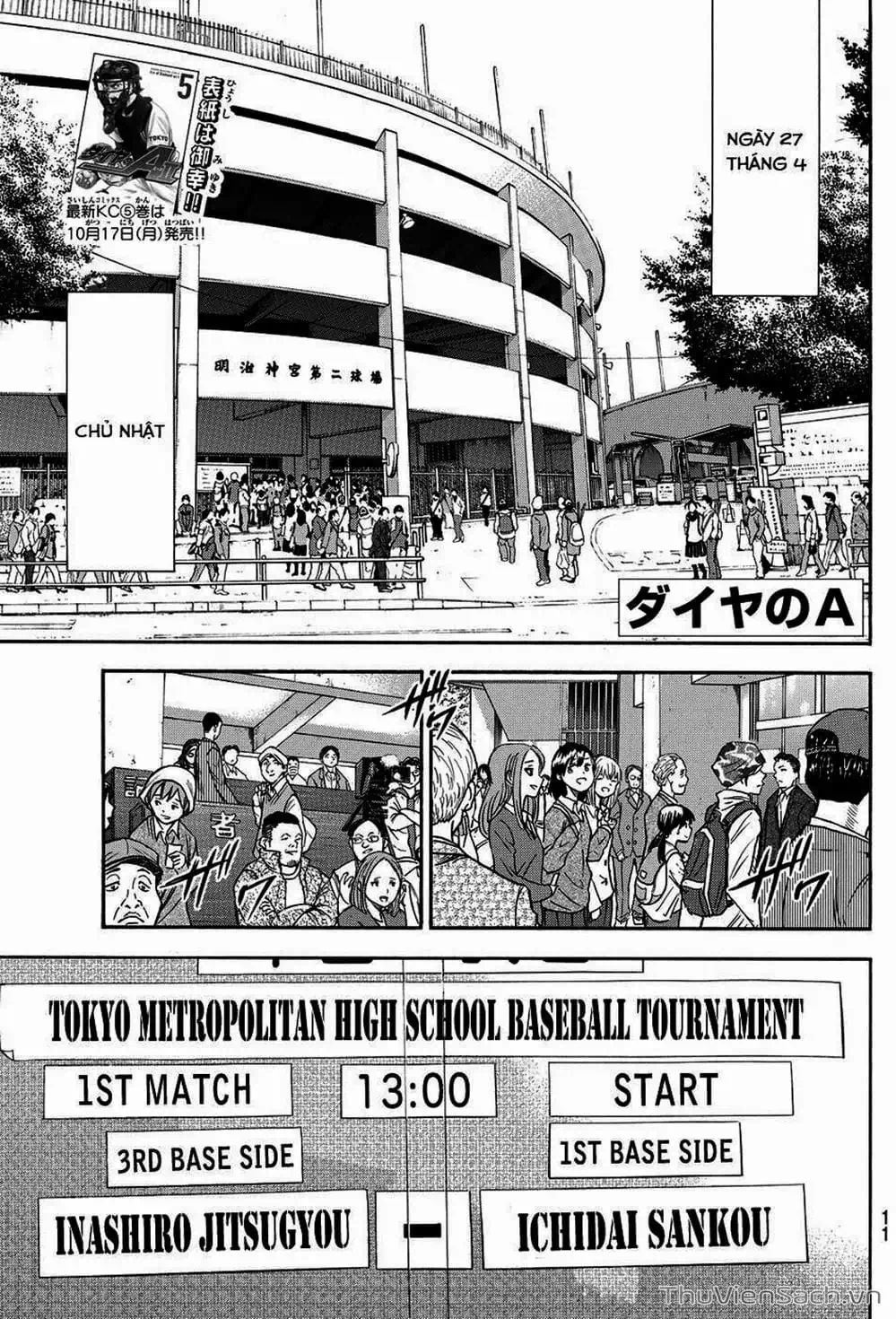 Truyện Tranh Đội Bóng Chày Siêu Đẳng - Ace Of Diamond trang 5