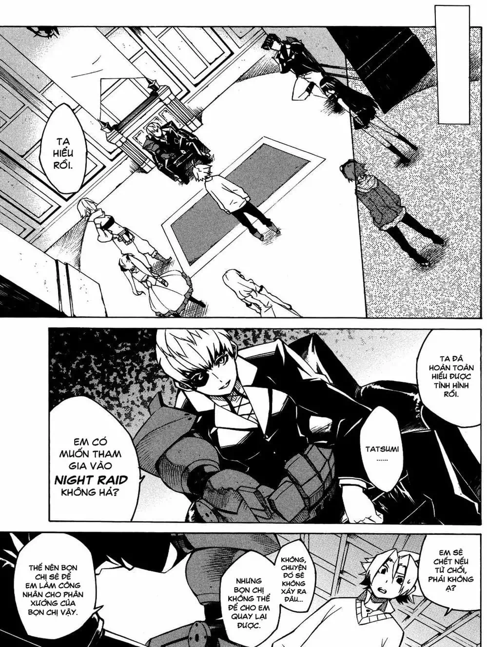 Truyện Tranh Xích Nhãn Sát Thủ - Akame Ga Kill! trang 7