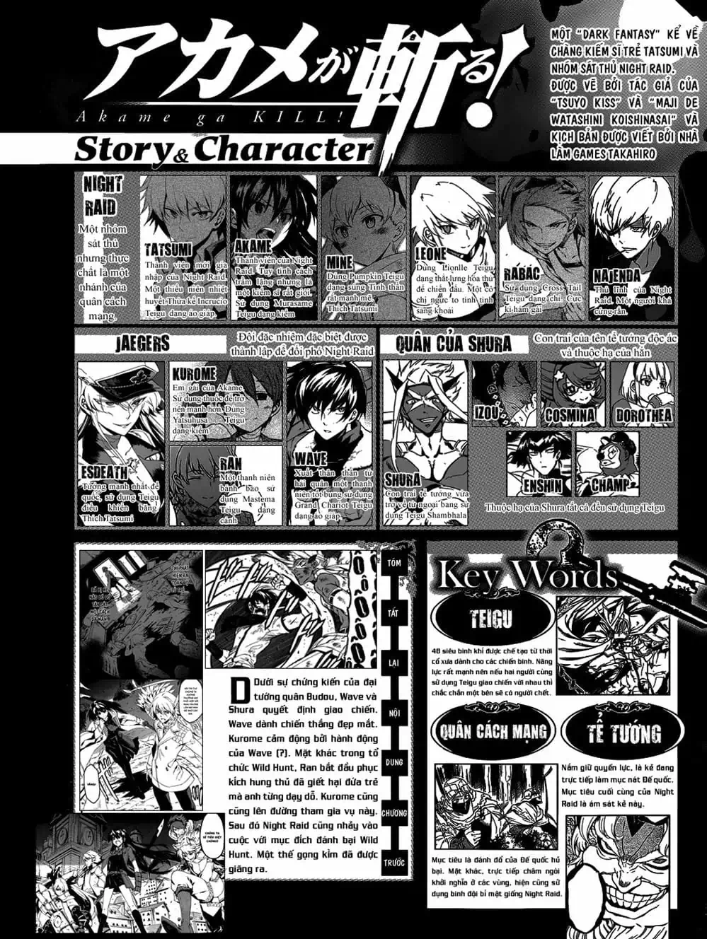 Truyện Tranh Xích Nhãn Sát Thủ - Akame Ga Kill! trang 7