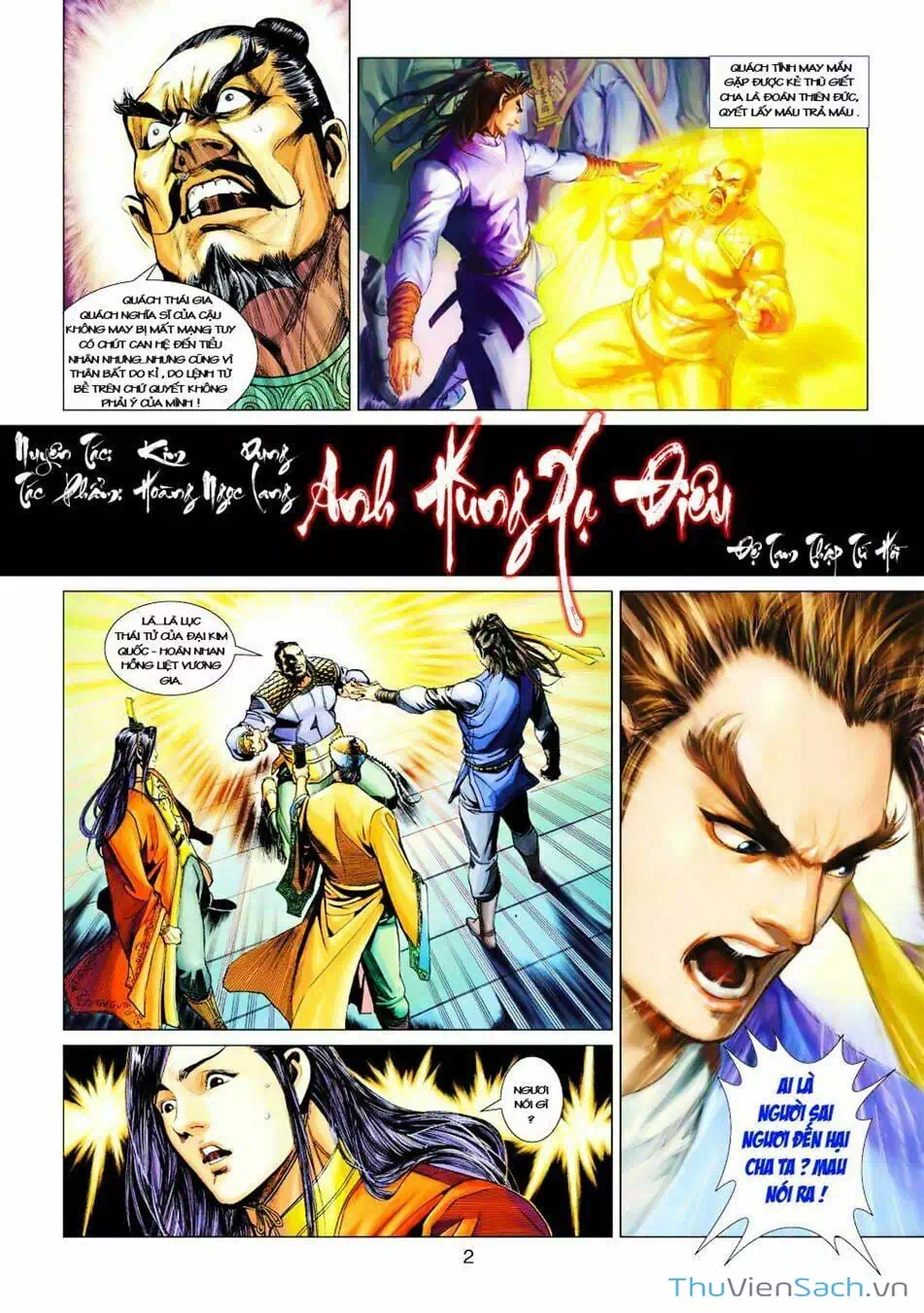 Truyện Tranh Anh Hùng Xạ Điêu - Manhua trang 4
