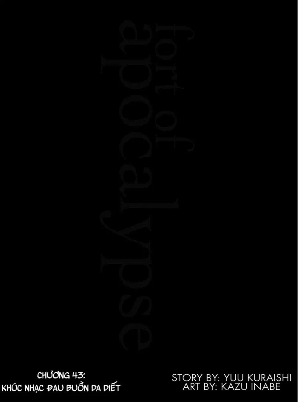 Truyện Tranh Pháo Đài Khải Huyền - Apocalypse No Toride trang 6