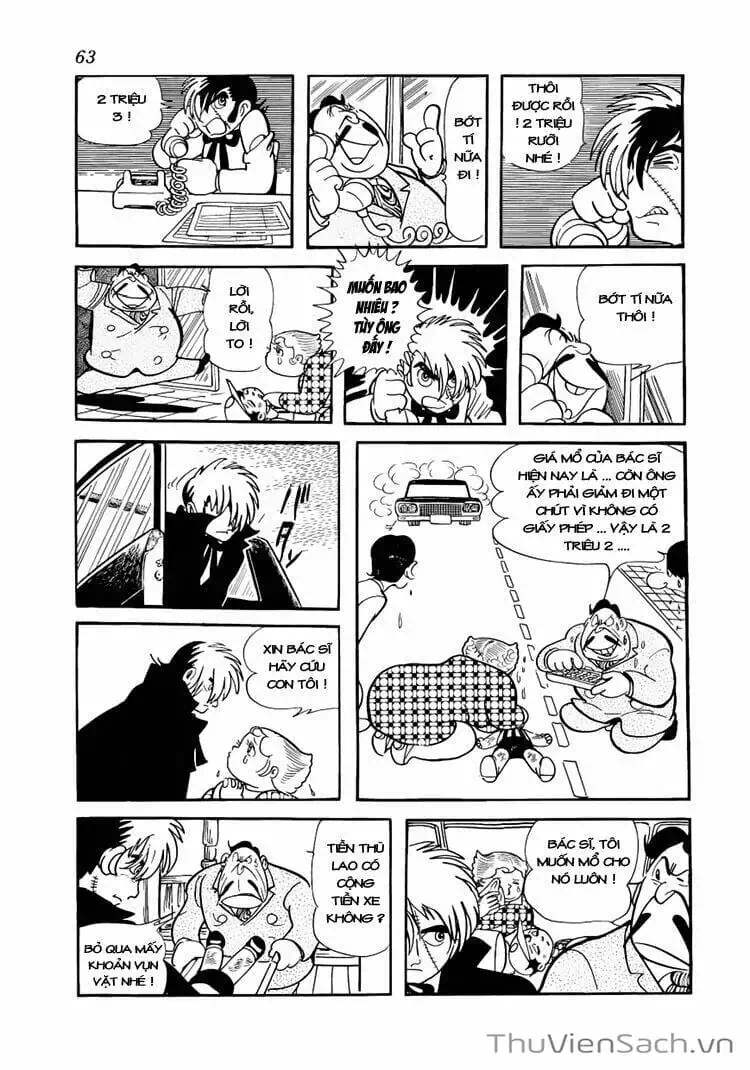 Truyện Tranh Bác Sĩ Quái Dị - Black Jack trang 3