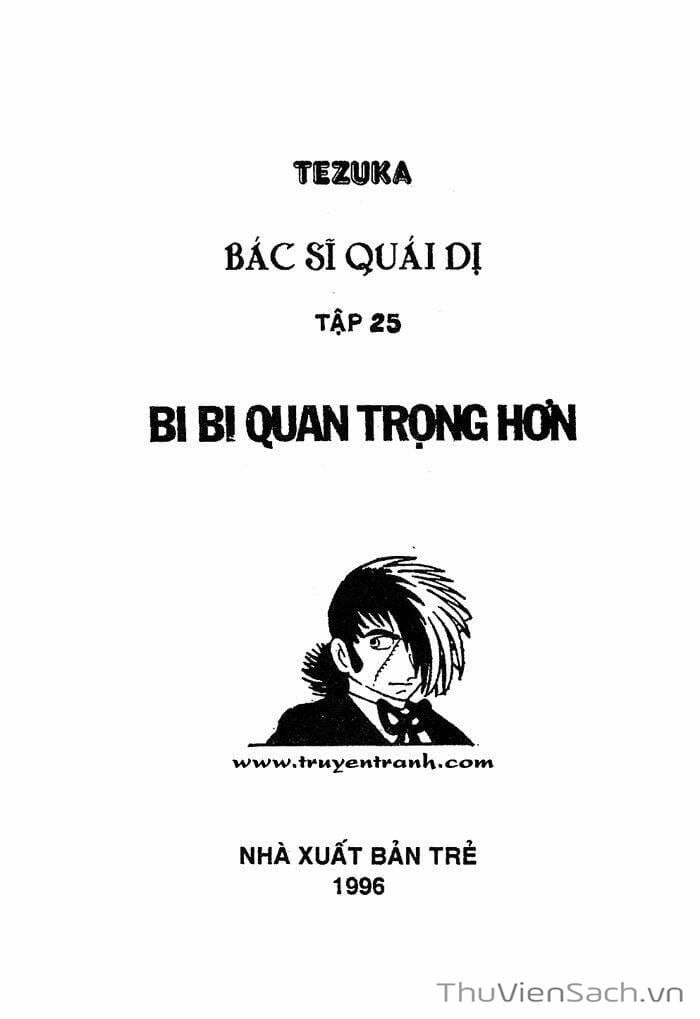 Truyện Tranh Bác Sĩ Quái Dị - Black Jack trang 1849