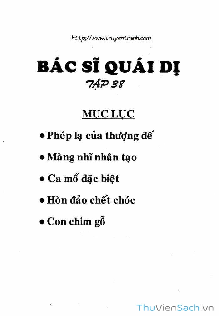 Truyện Tranh Bác Sĩ Quái Dị - Black Jack trang 3271