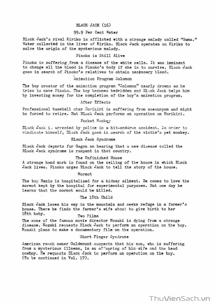 Truyện Tranh Bác Sĩ Quái Dị - Black Jack trang 3