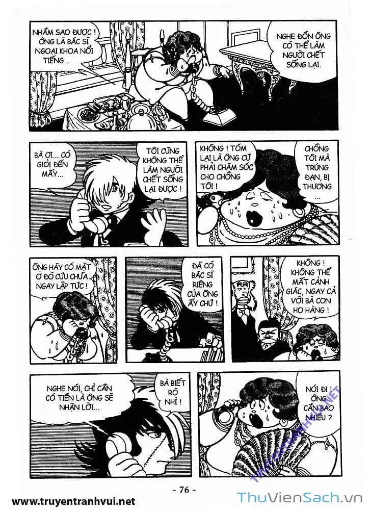 Truyện Tranh Bác Sĩ Quái Dị - Black Jack trang 3