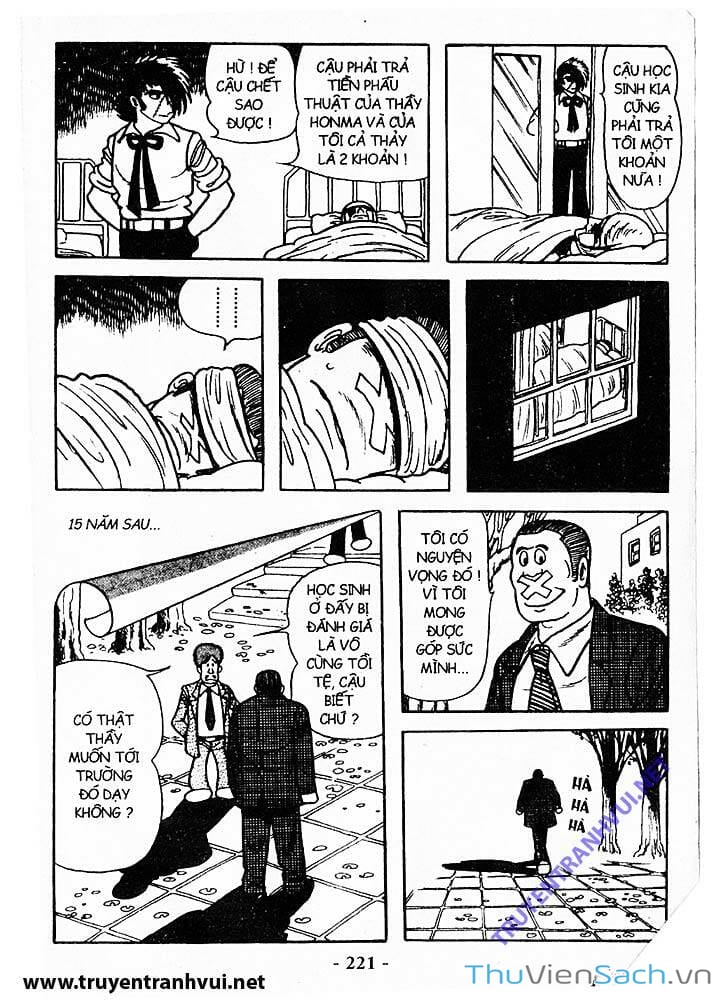 Truyện Tranh Bác Sĩ Quái Dị - Black Jack trang 3