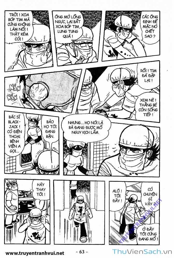 Truyện Tranh Bác Sĩ Quái Dị - Black Jack trang 3
