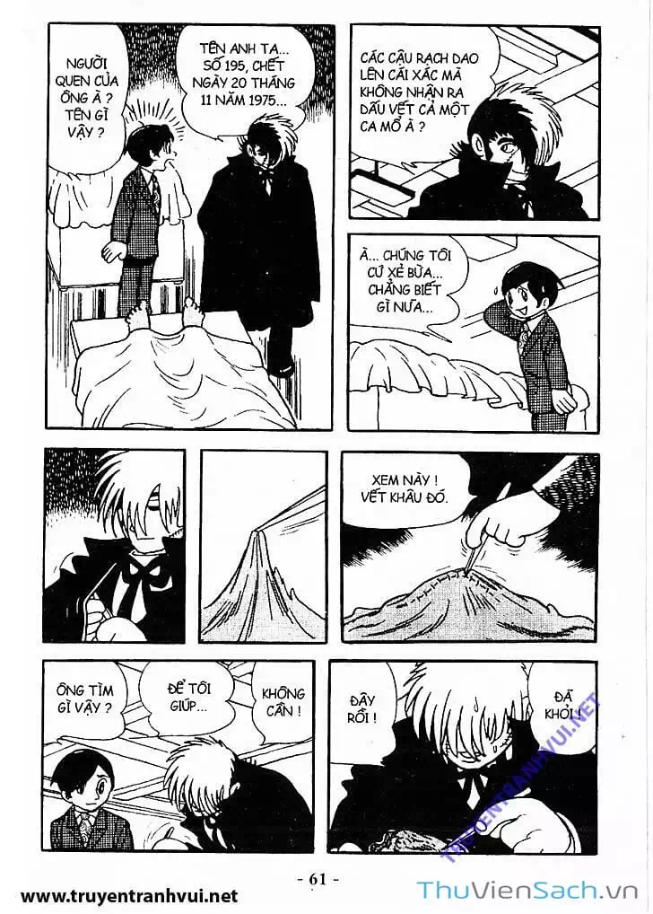 Truyện Tranh Bác Sĩ Quái Dị - Black Jack trang 3