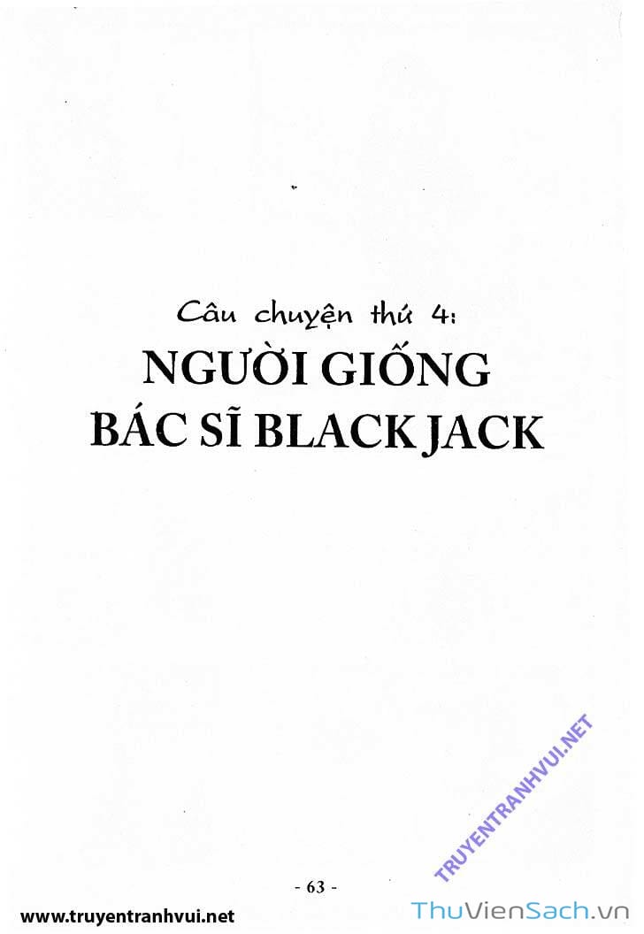 Truyện Tranh Bác Sĩ Quái Dị - Black Jack trang 3