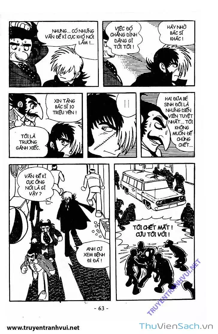 Truyện Tranh Bác Sĩ Quái Dị - Black Jack trang 3