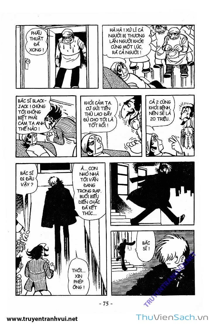 Truyện Tranh Bác Sĩ Quái Dị - Black Jack trang 3