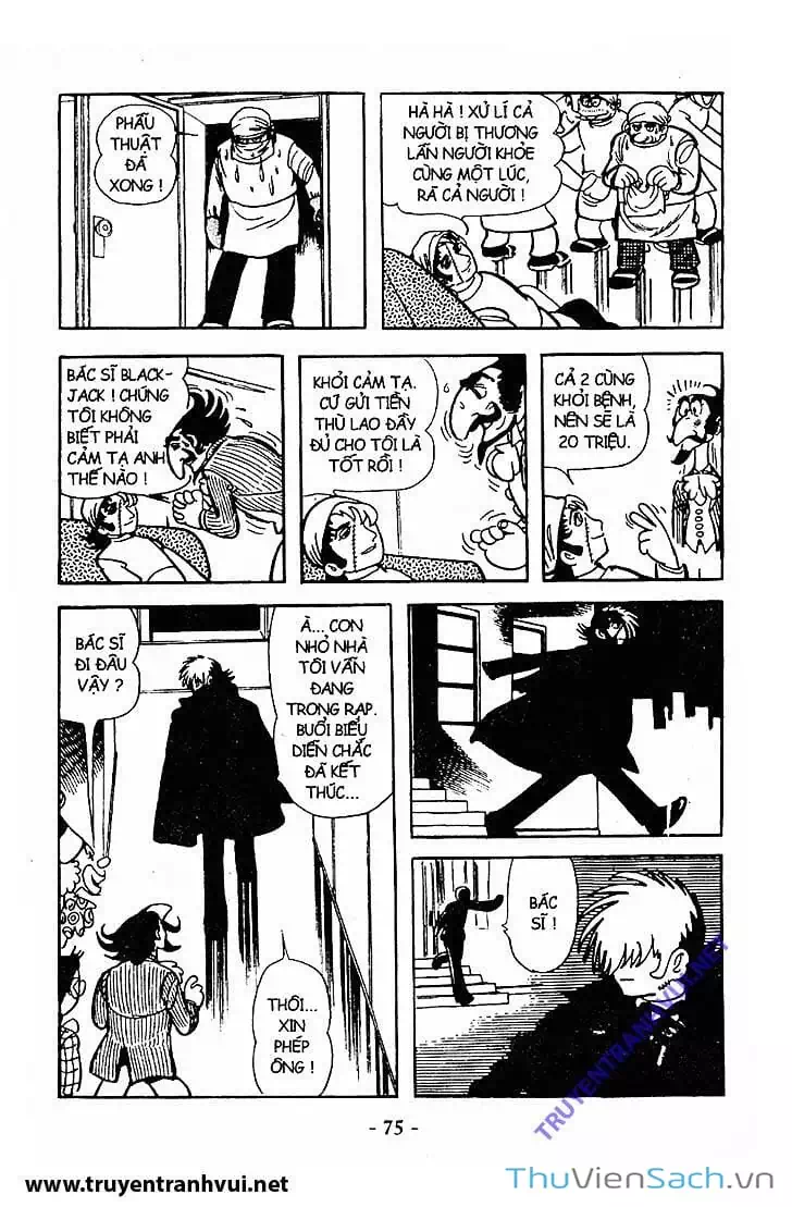 Truyện Tranh Bác Sĩ Quái Dị - Black Jack trang 3