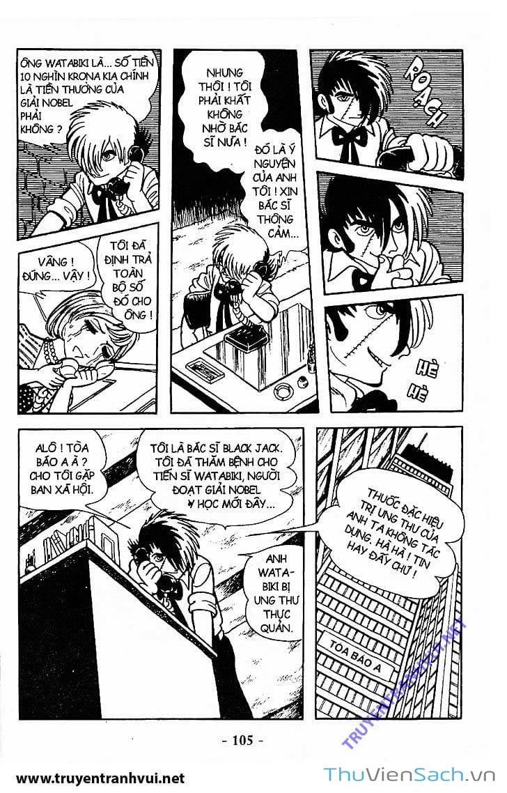 Truyện Tranh Bác Sĩ Quái Dị - Black Jack trang 3