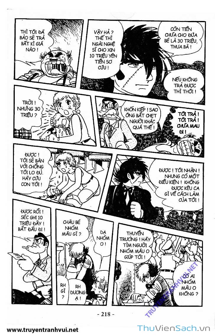 Truyện Tranh Bác Sĩ Quái Dị - Black Jack trang 3