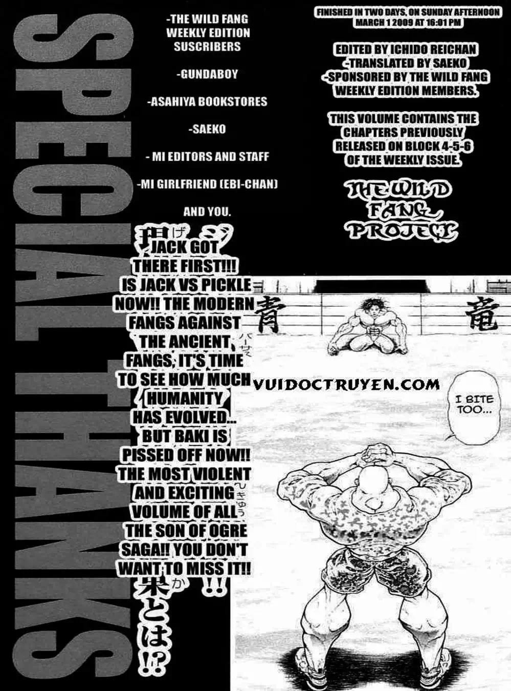 Truyện Tranh Baki - Con Trai Của Quỷ trang 5